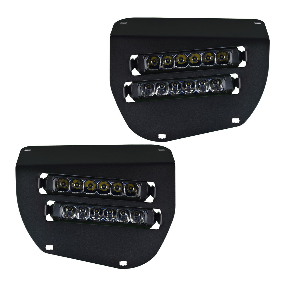 Dual Wide 8" LED Headlights for Honda Rancher, Foreman & Rubicon