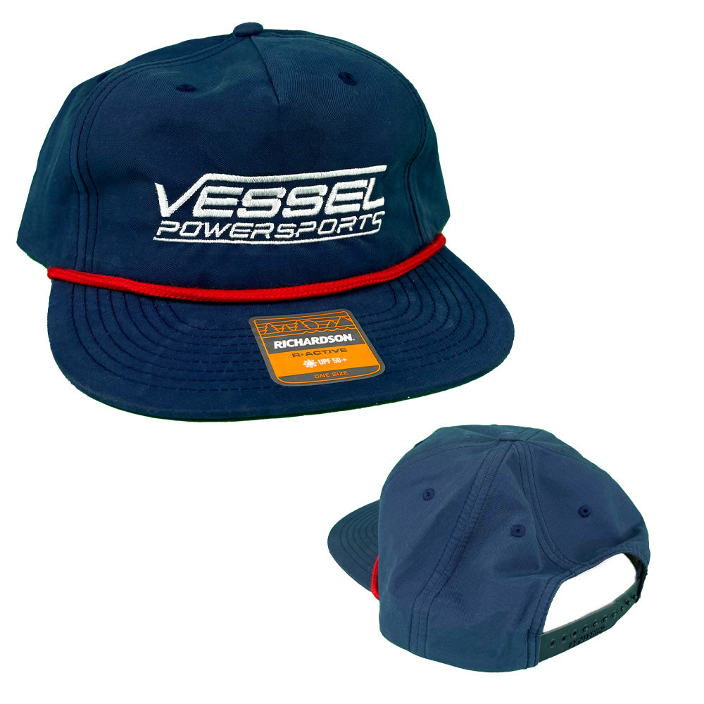 Vessel Leather Patch Rope Hat Red/White/Blue