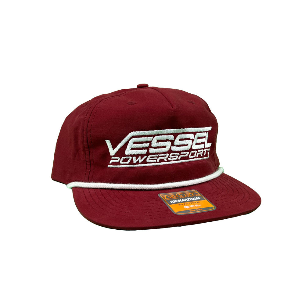 Vessel Powersports Flat Bill Rope Hat