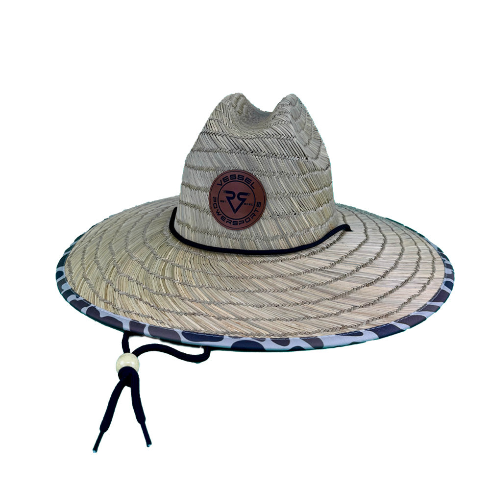 Vessel Leather Patch Straw Hat