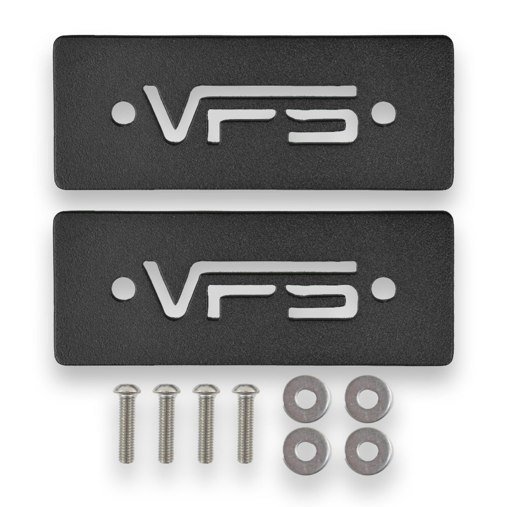 Honda ATV foot peg delete plates 