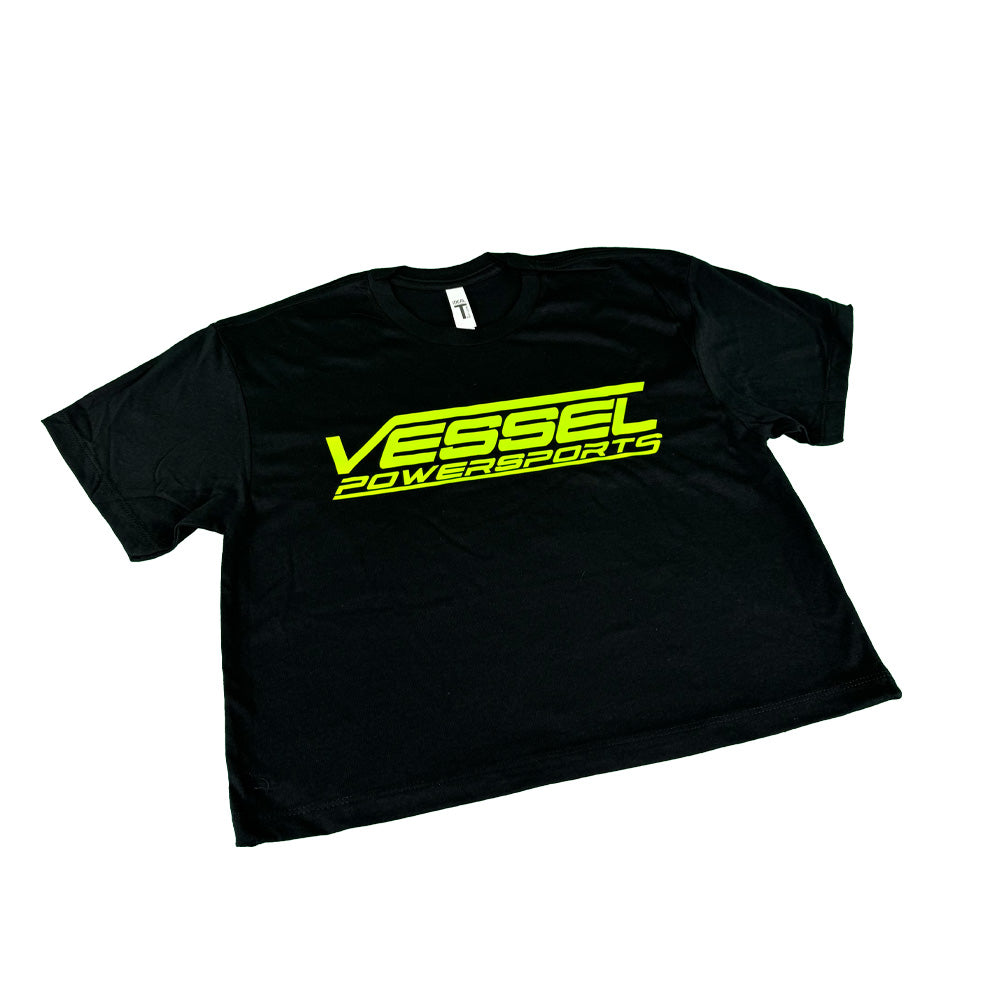 Vessel Powersports Crop Top (Black/Green)