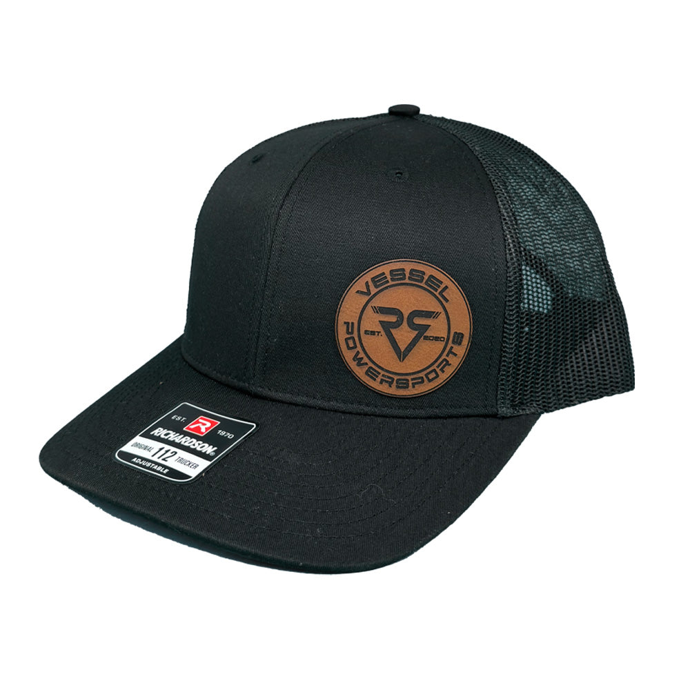 Vessel Leather Patch Richardson 112 Black