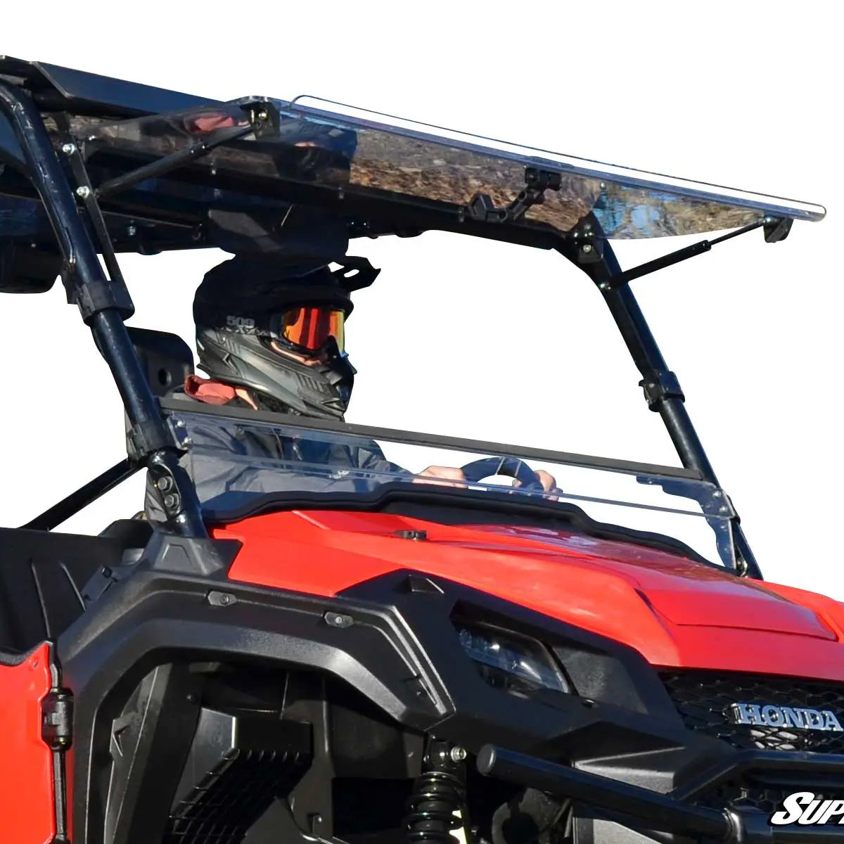 Honda Pioneer 1000 flip up windshield