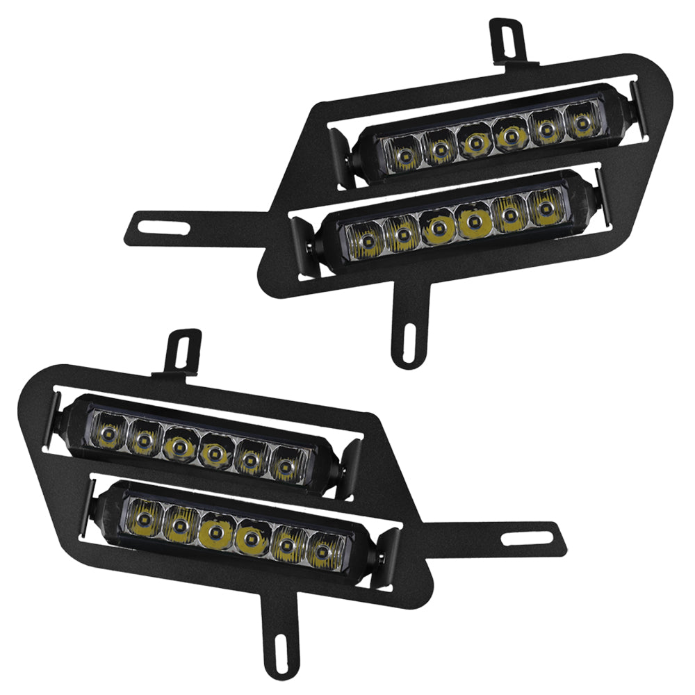 Dual Wide 8" LED Headlights for Honda Pioneer 500