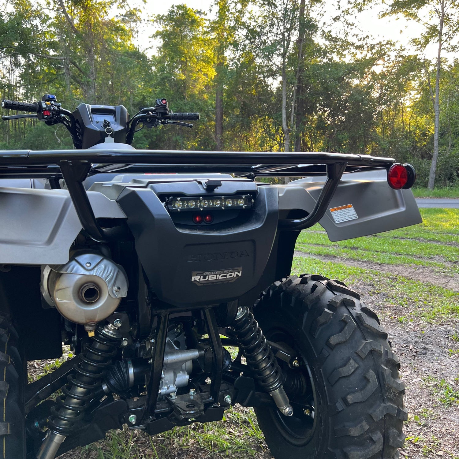 honda atv brake reverse light