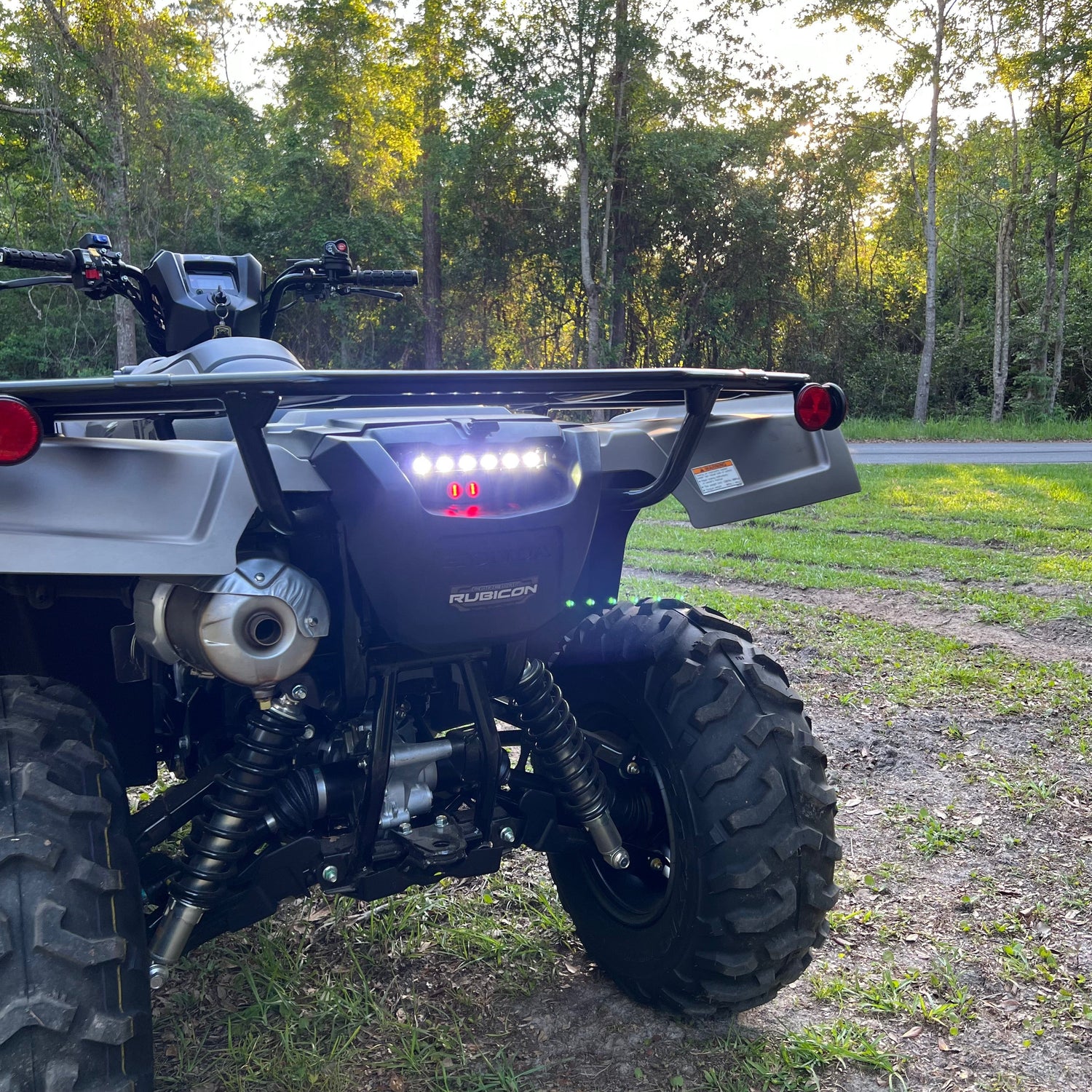 honda atv brake reverse light