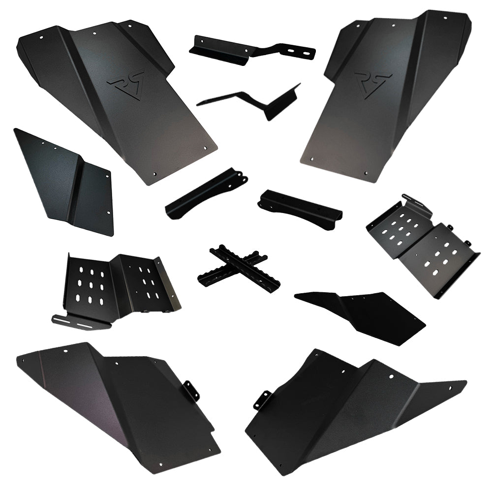 textured black high clearance floorboards for honda foreman 