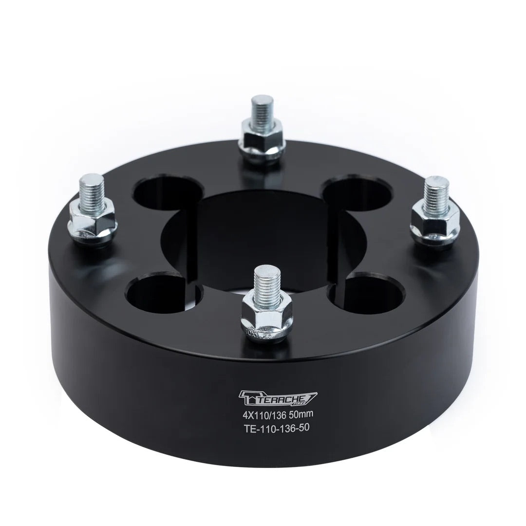 2" 4x110 to 4x137 wheel adapters billet aluminum 