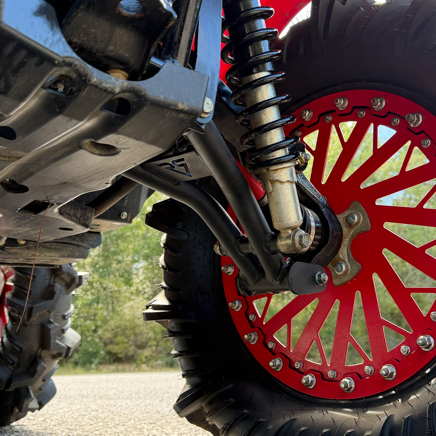 Heavy duty arched rear lower control arms for Honda Rubicon Rancher IRS