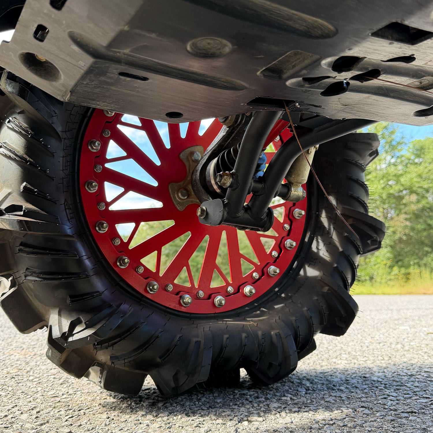 Honda Rubicon Rancher IRS control arms with Delrin bushings and sleeves