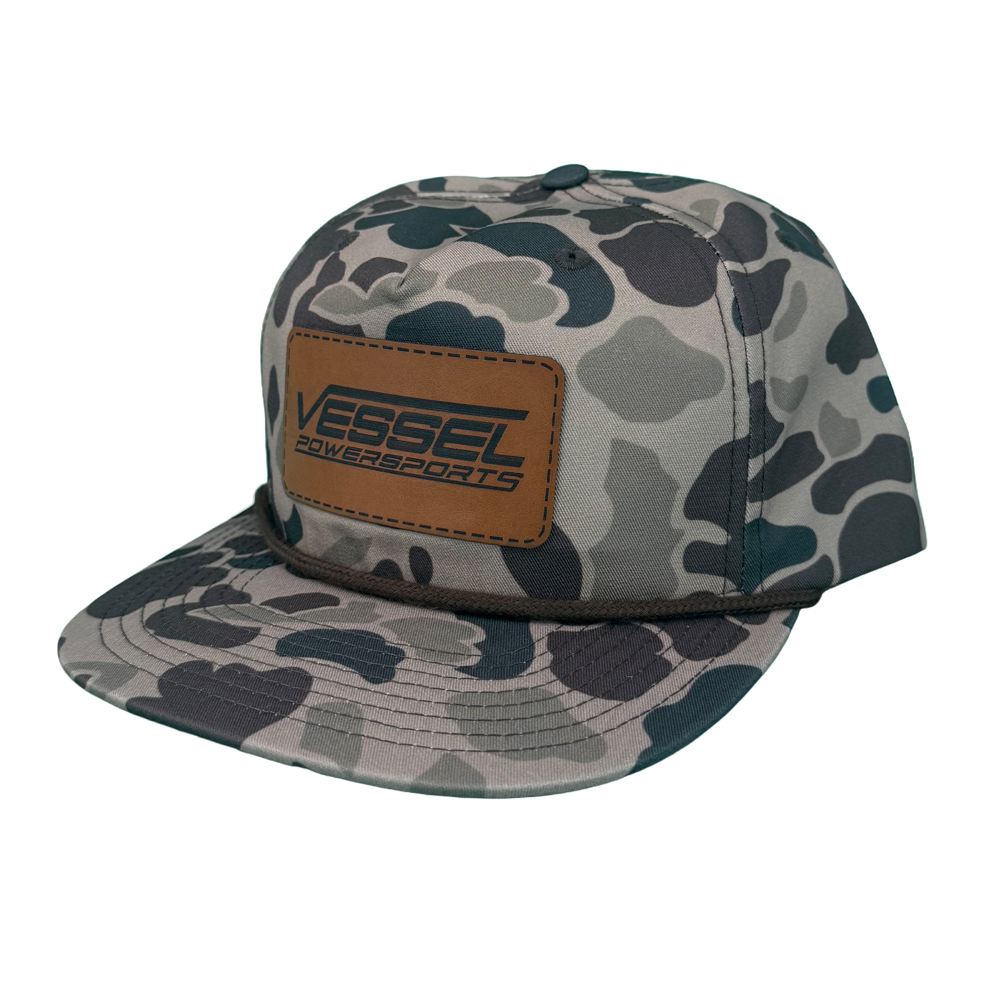 Vessel Leather Patch Logo Rope Duck Camo