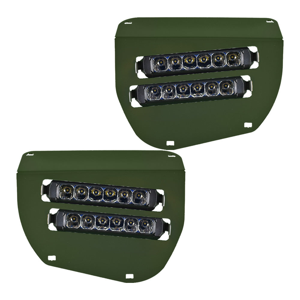 Dual Wide 8" LED Headlights for 2014-2024 Honda Rancher, Foreman, Rubicon