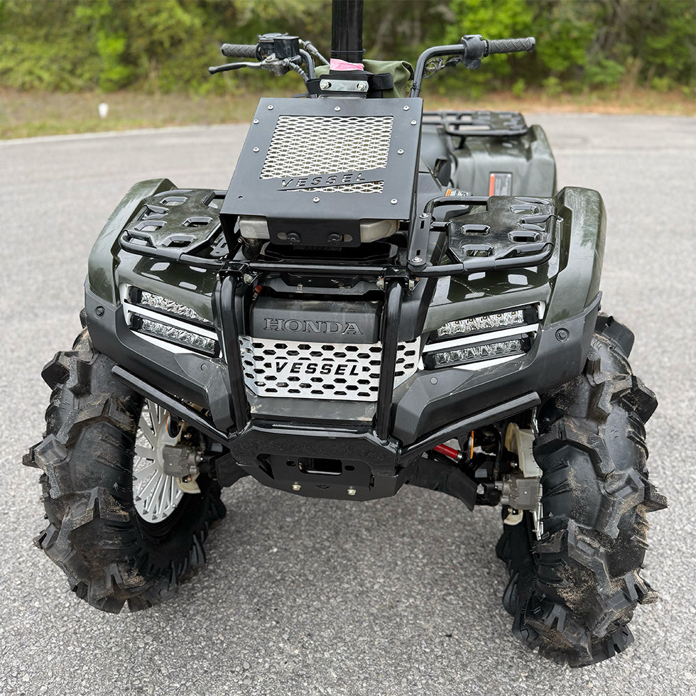 honda rancher with hondaboats headlights custom 