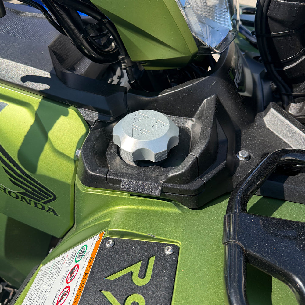 billet aluminum gas cap for honda rubicon 520 