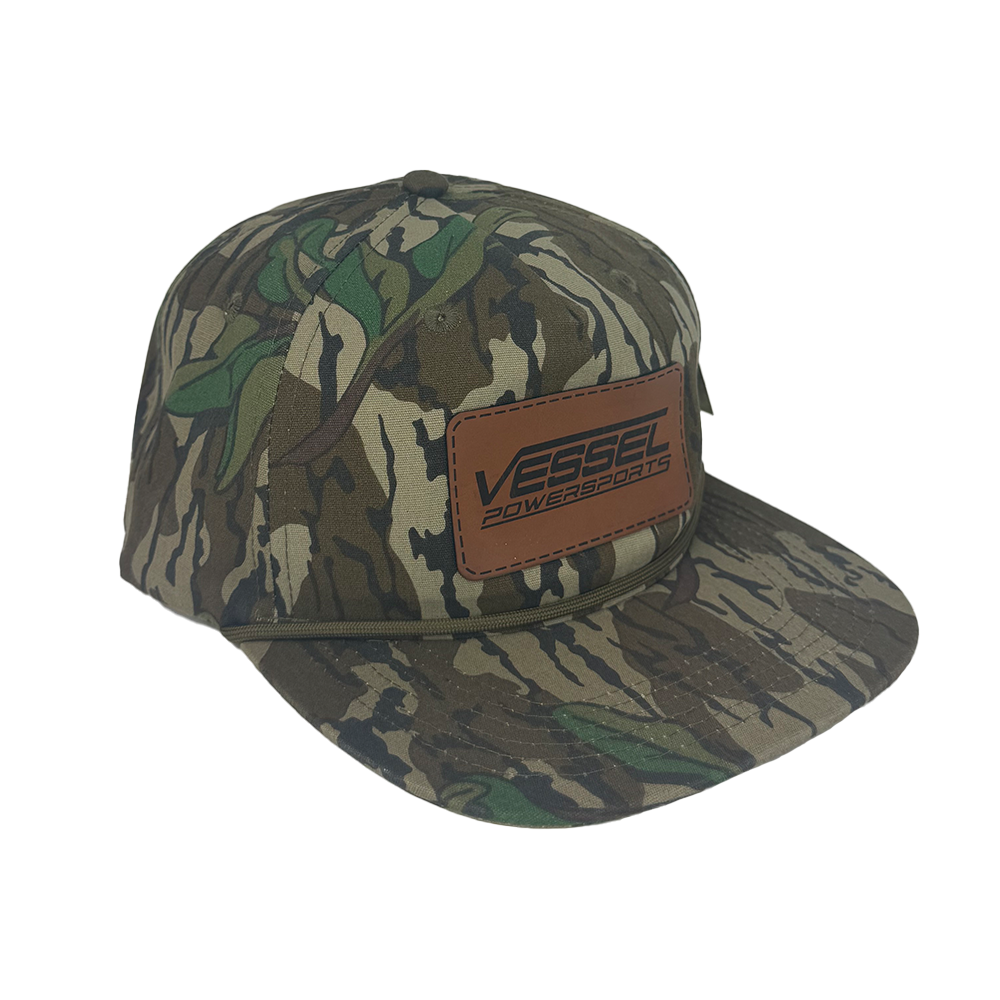 Vessel Leather Patch Logo Rope Mossy Oak Green Leaf
