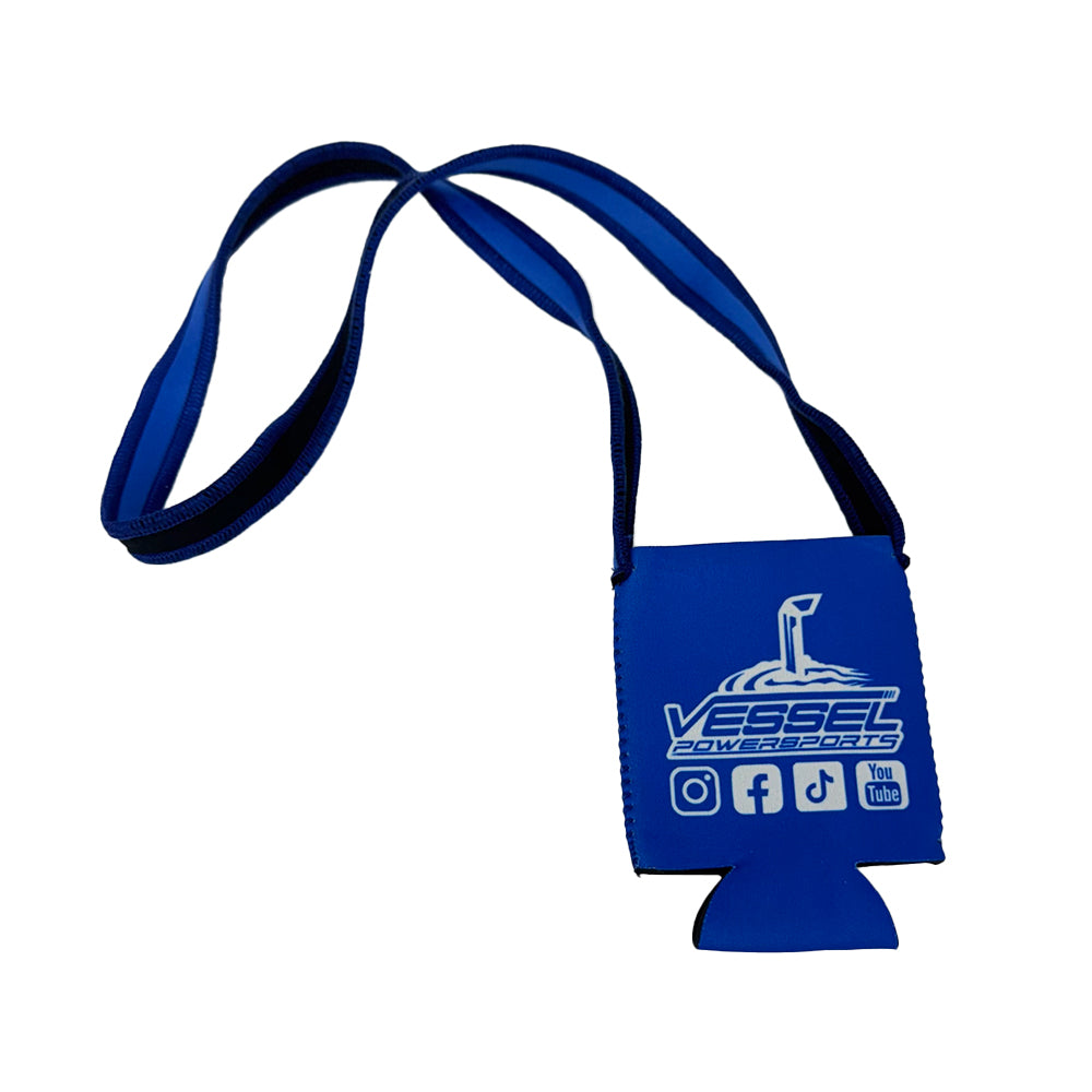Blue VPS Hands Free Necklace Coozie