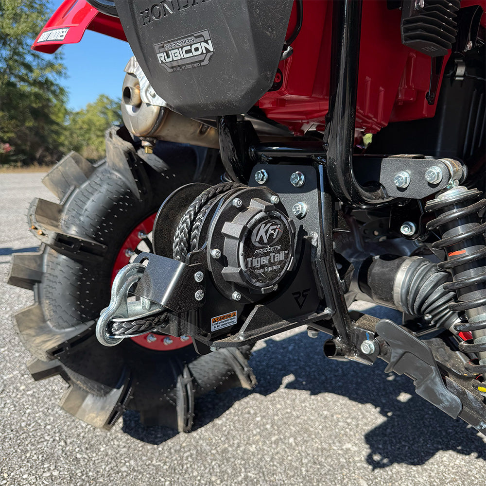 Tiger Tail Mount Installed on Honda Rubicon IRS ATV