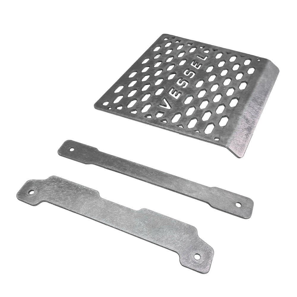 Honda rubicon 520 aluminum grill insert for a better looking machine 