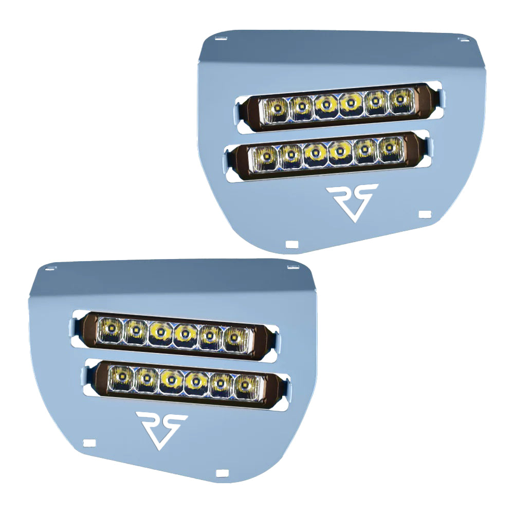 Dual Wide 8" LED Headlights for 2014+ Honda Rancher, Foreman, Rubicon