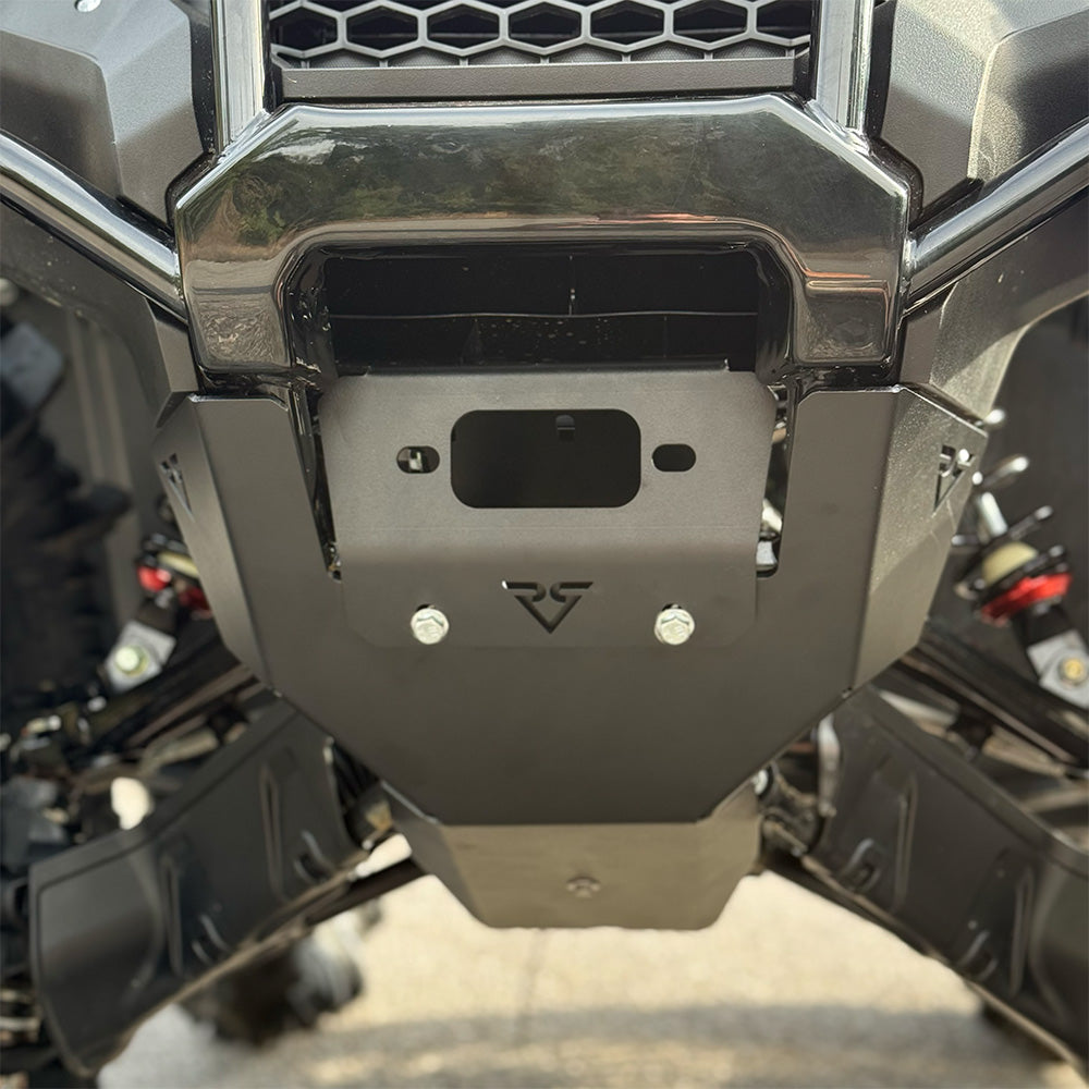 honda rancher front metal skid plate 