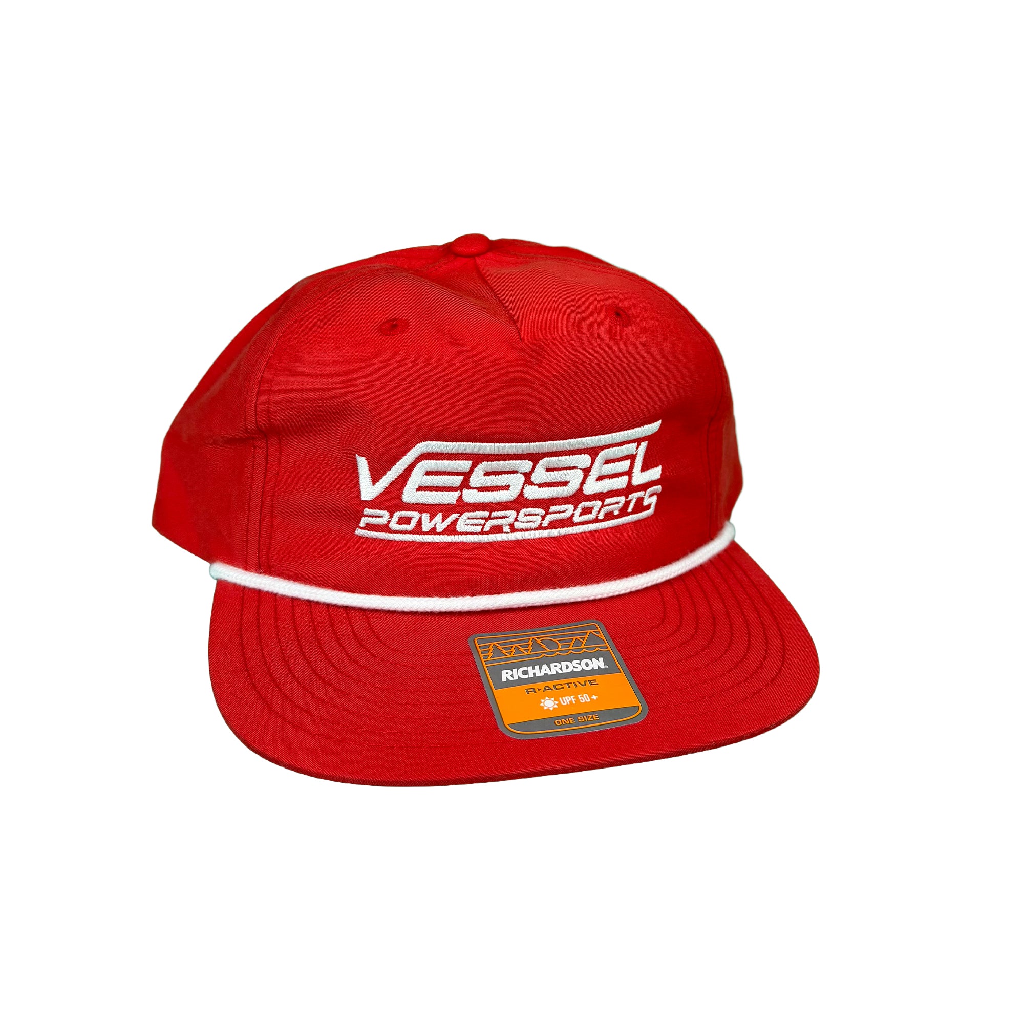 Vessel Leather Patch Rope Hat Orange