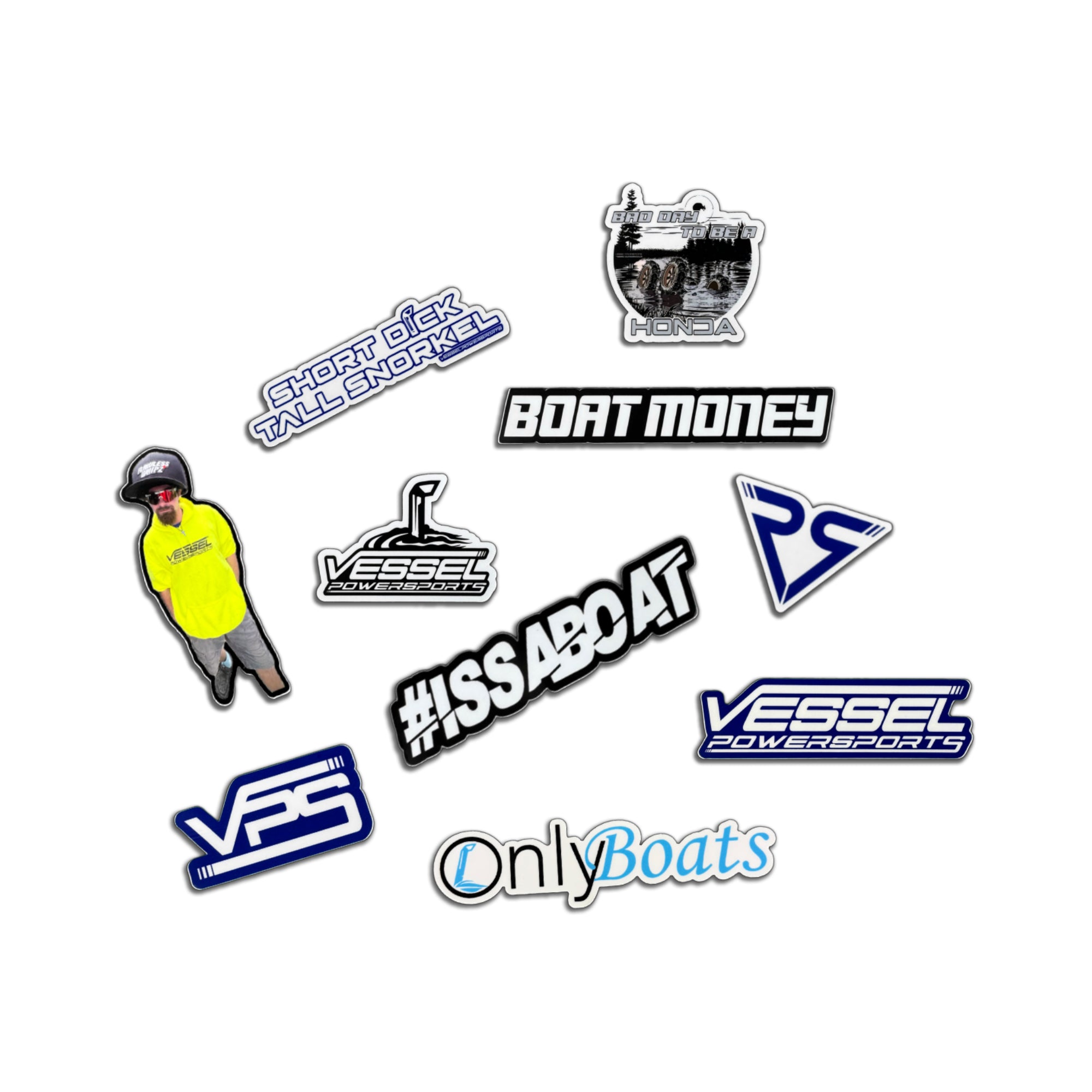 Vessel Powersports Sticker Pack Assortment