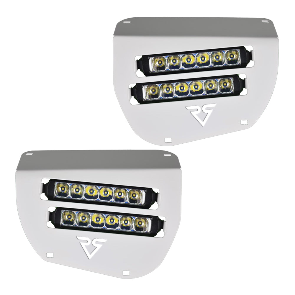 Dual Wide 8" LED Headlights for 2014+ Honda Rancher, Foreman, Rubicon