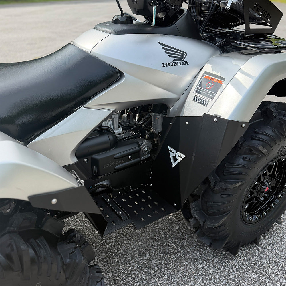 High clearance aluminum floorboards for Honda Rubicon 700 automatic ATV