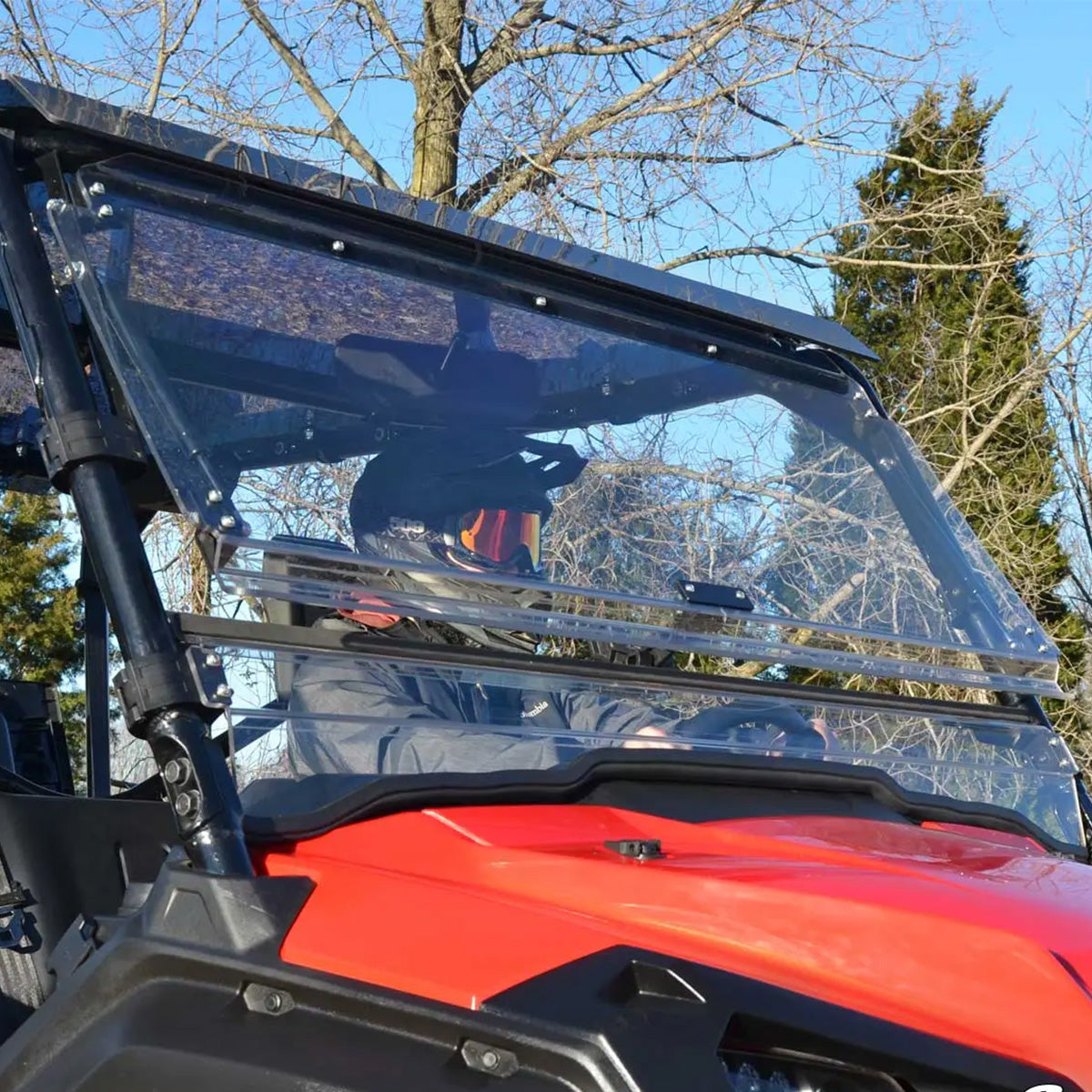 Honda Pioneer 1000 flip up windshield