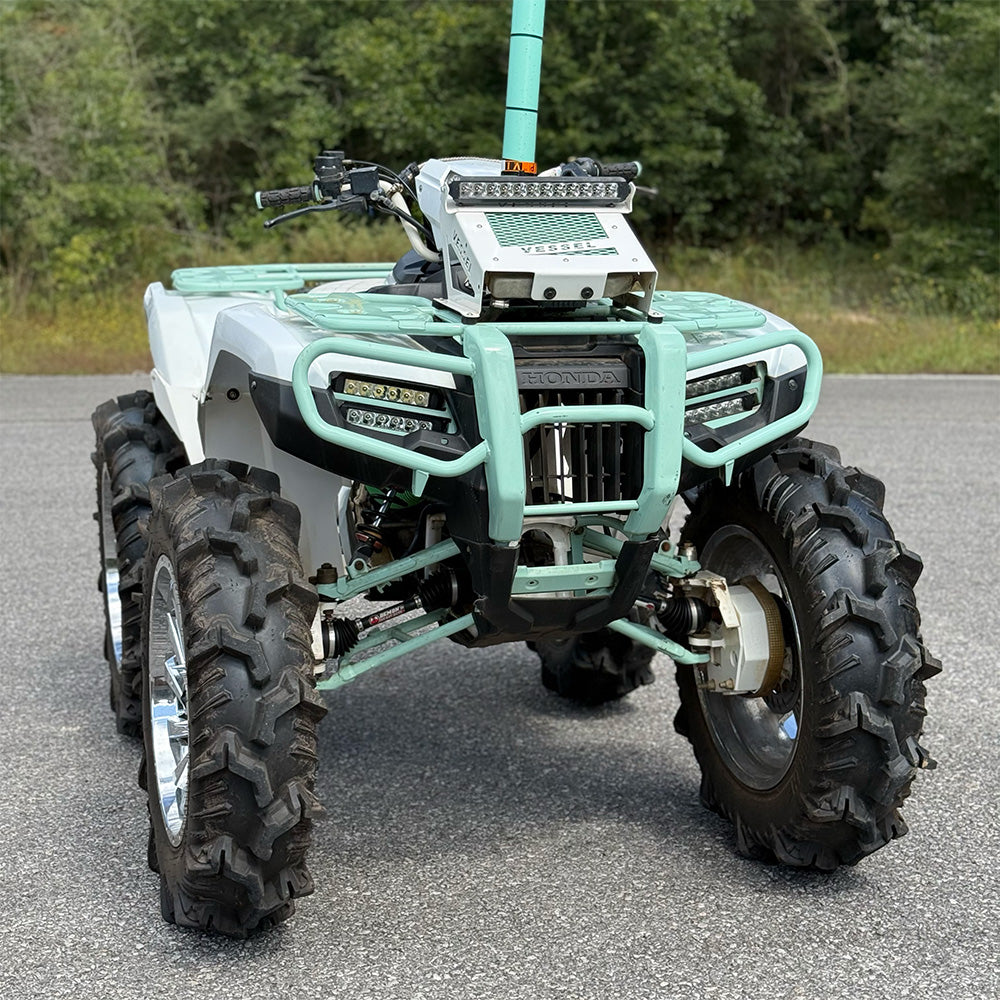 8-Inch Dual Wide LED Headlight Kit for Honda Rancher, Foreman, and Rubicon