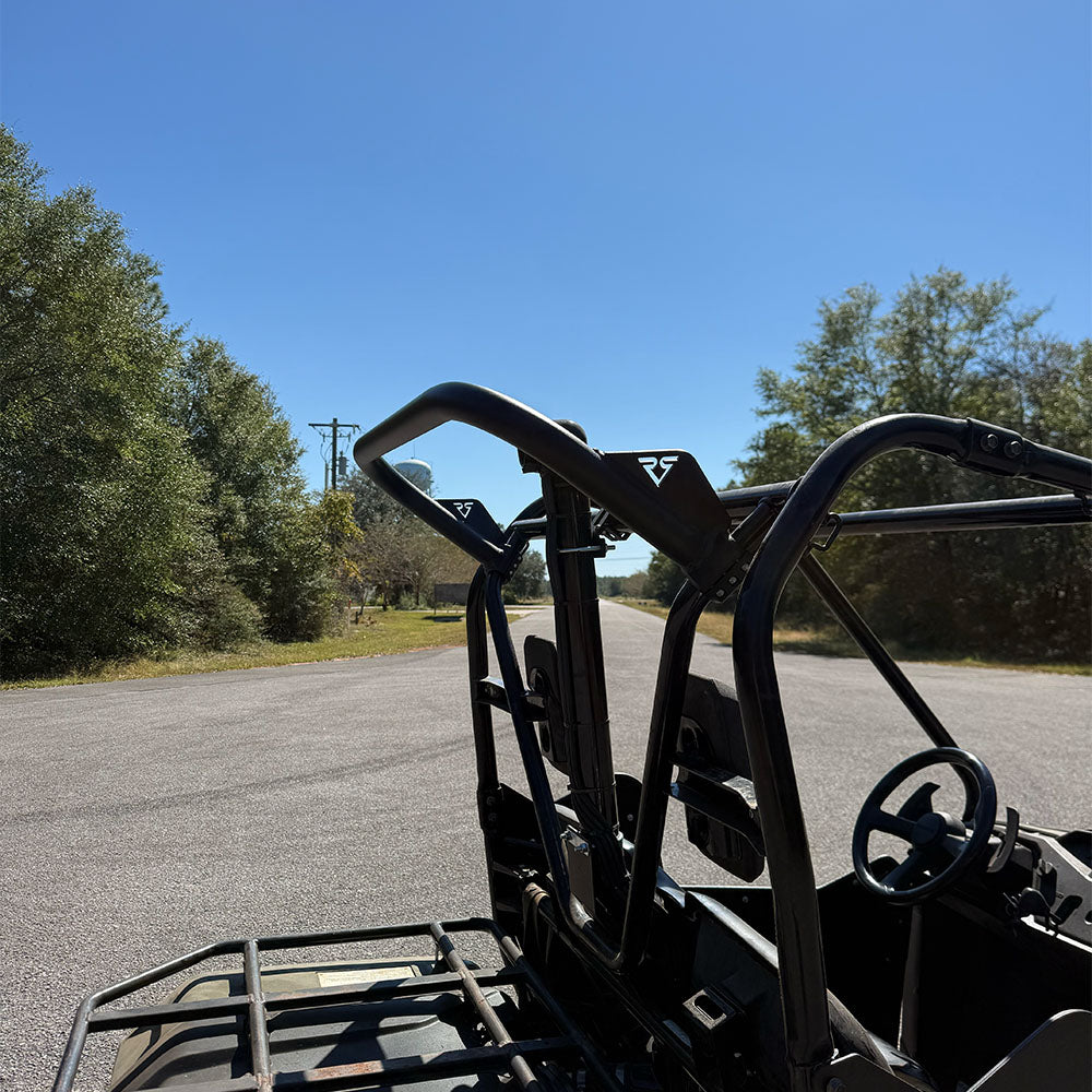 Aftermarket audio speaker bar accessory for Honda Pioneer 500 UTV