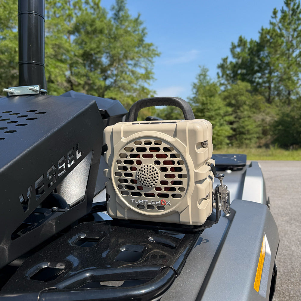 quick release turtle box cub mount for atv and sxs