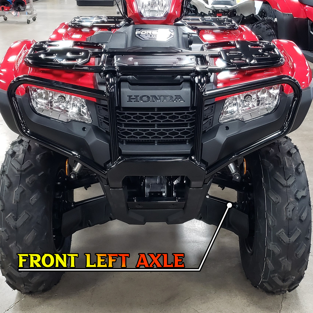 Demon Heavy Duty Axle for 20142024 Honda Foreman Vessel Powersports