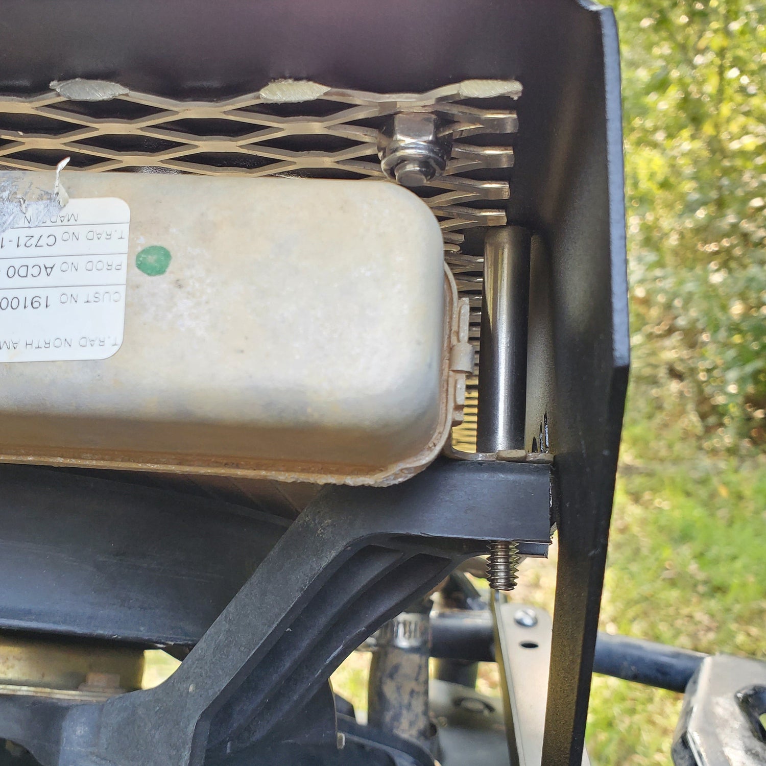 radiator relocate kit for honda rancher foreman rubicon